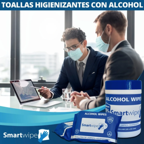Bolsa Con 30 Toallitas Con Alcohol 75% - Reg Isp.