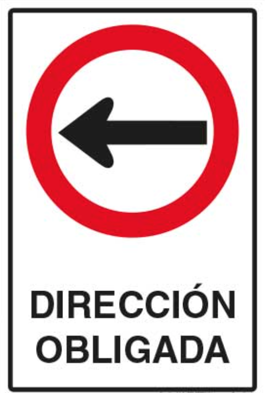 Dirección Obligada a la Izquierda