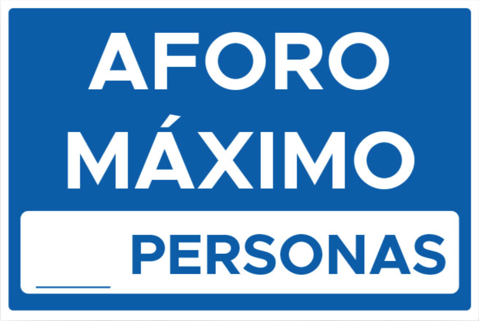 Aforo Maximo X Personas