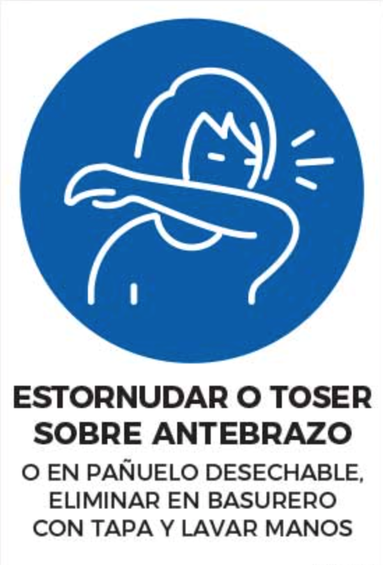 Estornudar o Toser sobre antebrazo