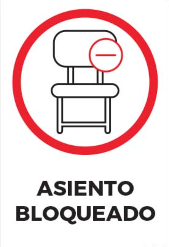 Asiento Bloqueado