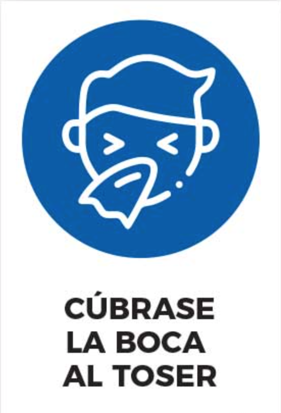 Cubrase la boca al toser