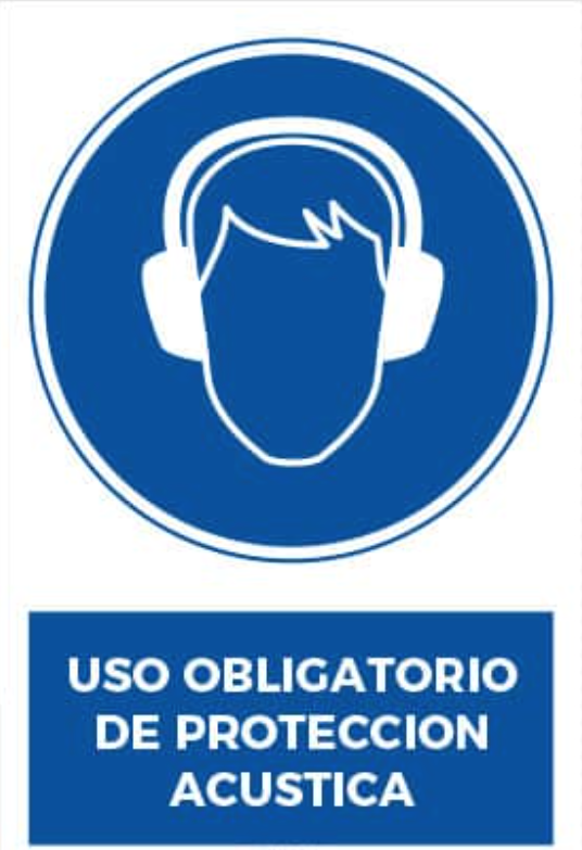 Uso Obligatorio de Protección Acústica