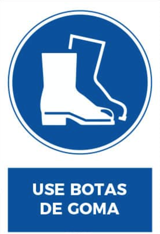 Use Botas de Goma