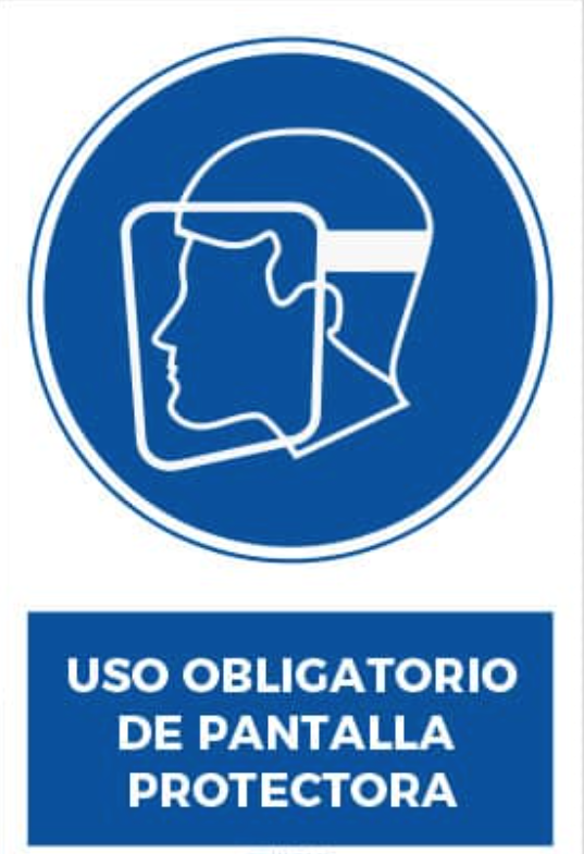 Uso Obligatorio de Pantalla Protectora