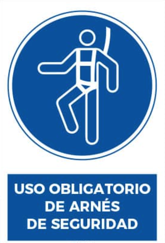 Uso Obligatorio de Arnes de Seguridad