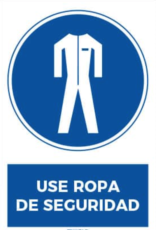 Use ropa de seguridad