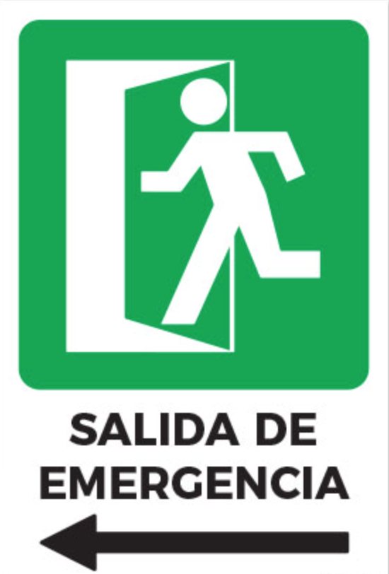 Salida de Emergencias Izquierda