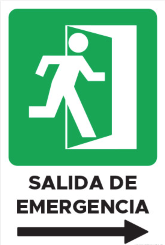 Salida de Emergencias Derecha