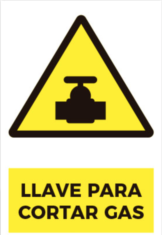 Llave para cortar gas