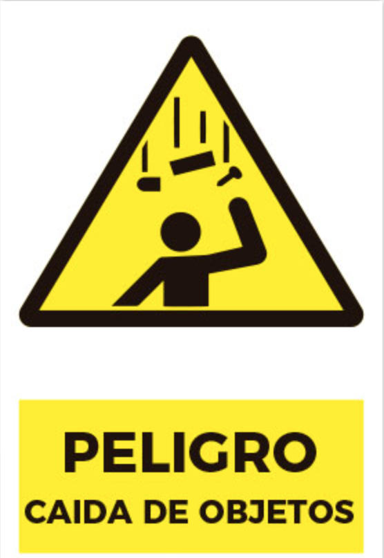 Peligro Caída de Objetos