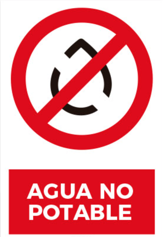 Agua NO Potable