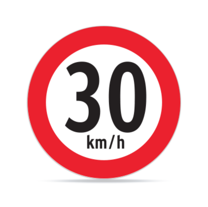 Velocidad Máxima 30km 