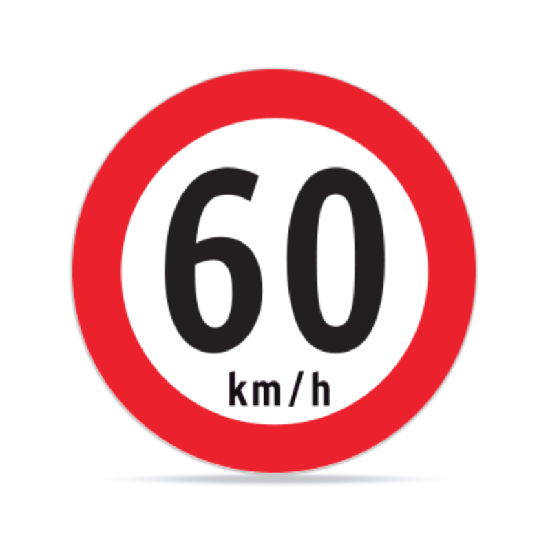 Velocidad Máxima 60km