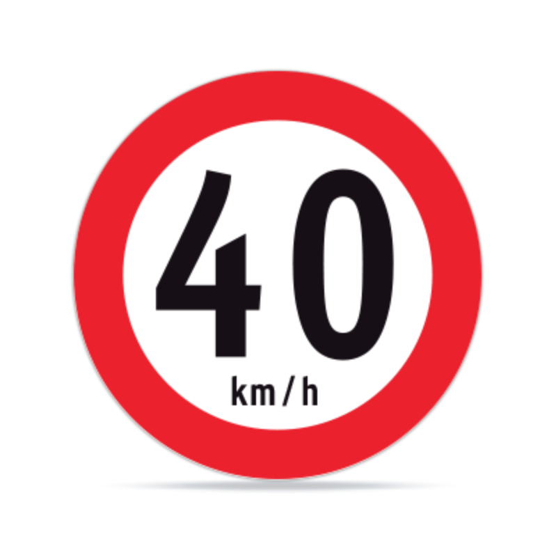 Velocidad Máxima 40km